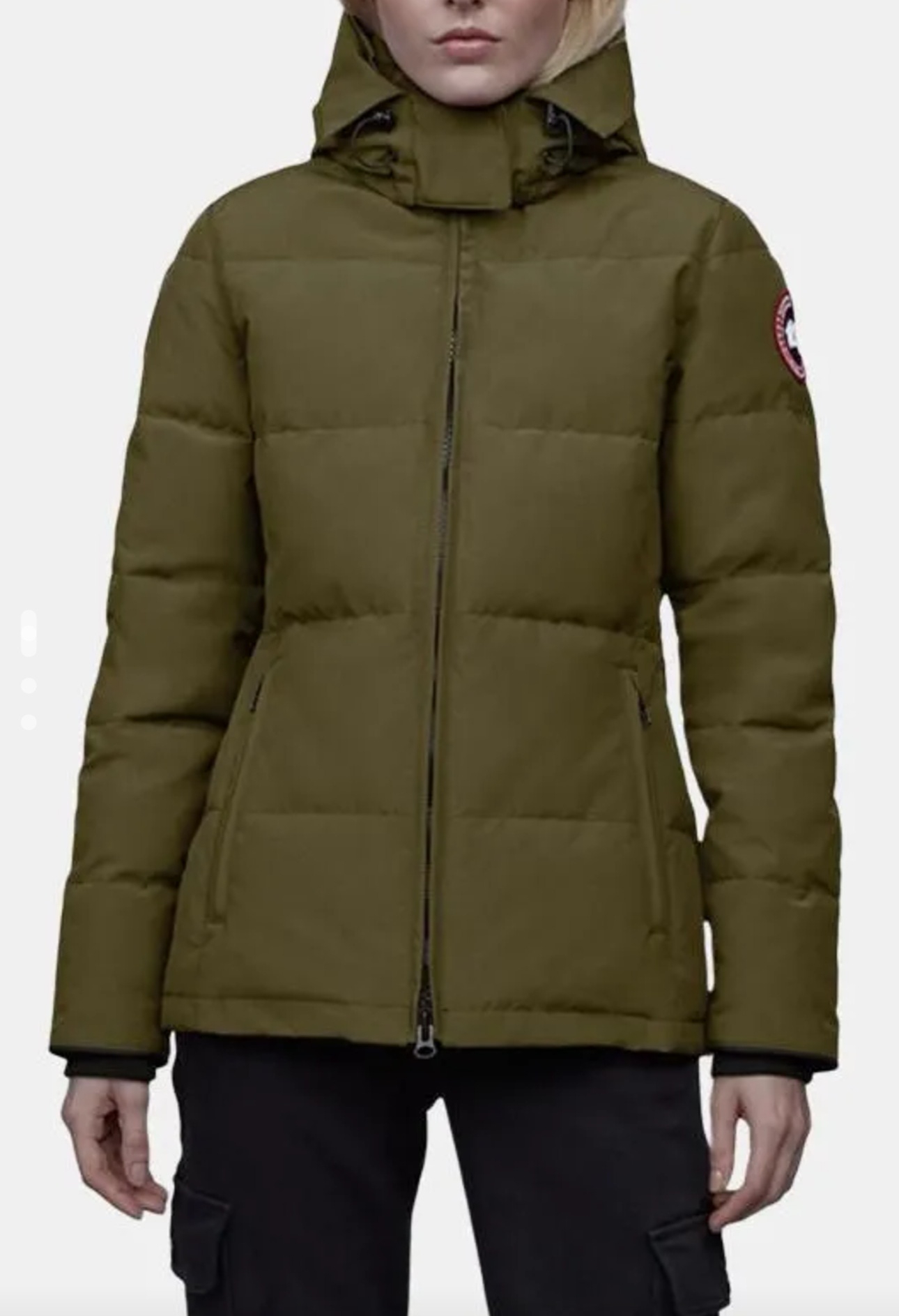 Canada Goose Down Jacket in Black