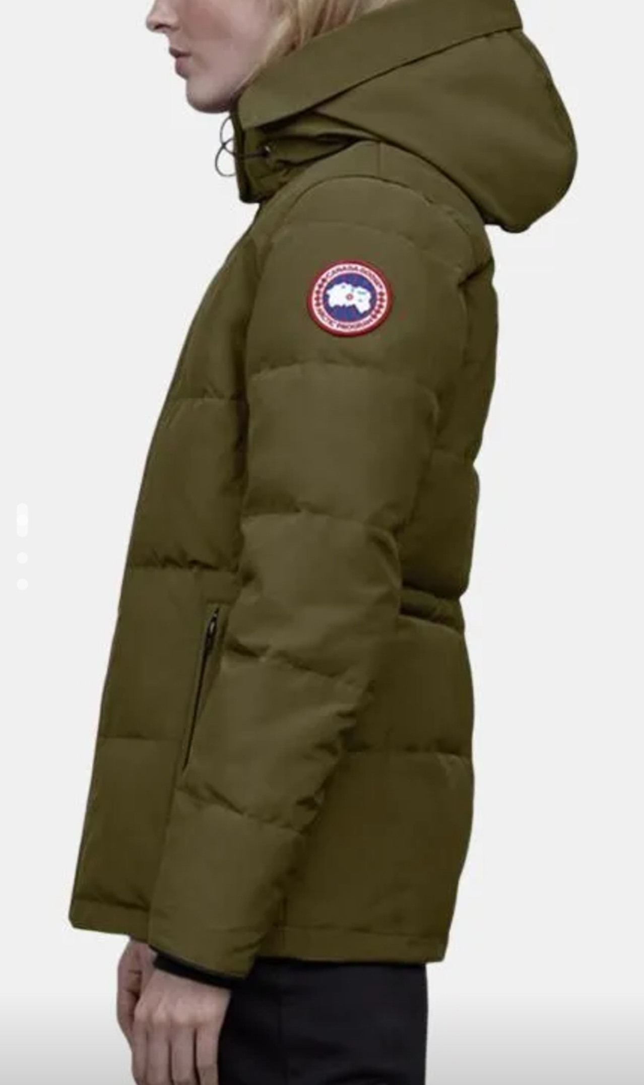 Canada Goose Down Jacket in Black