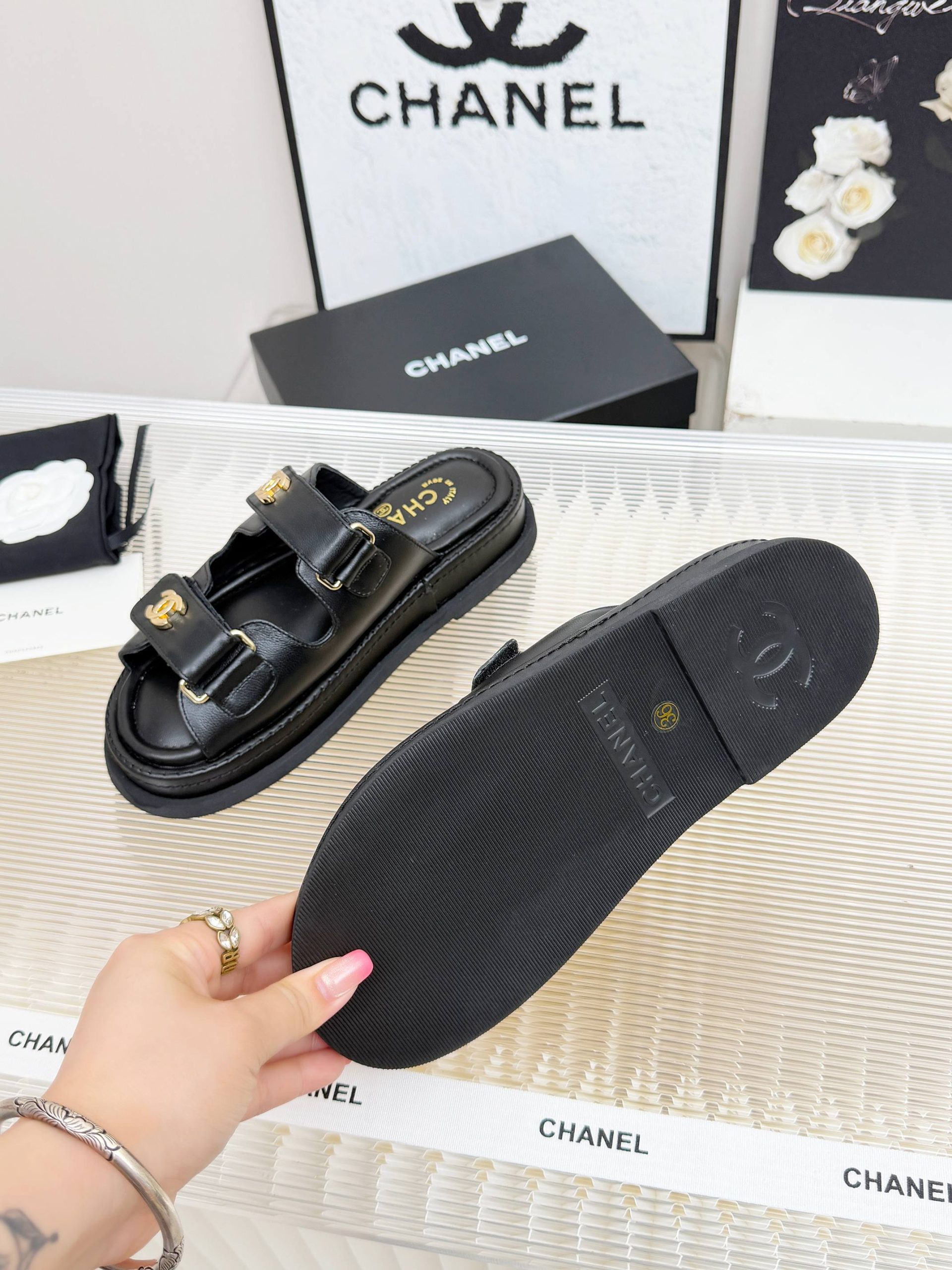 Sandals in Black