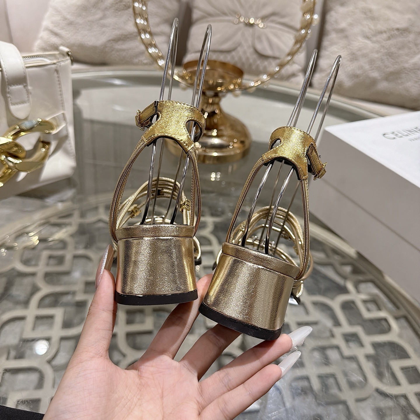 Celine Triomphe Sandals