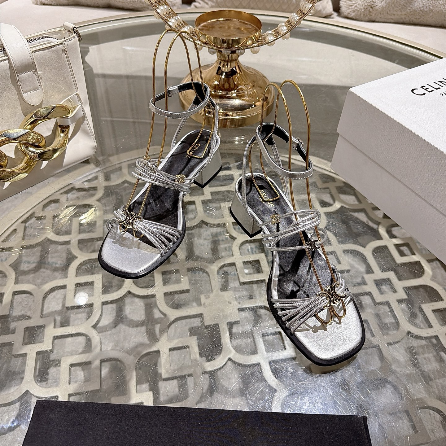 Celine Triomphe Sandals