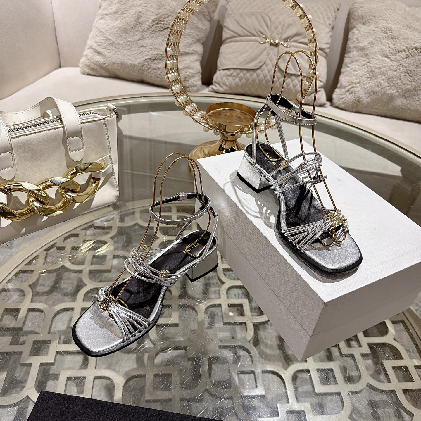 Celine Triomphe Sandals
