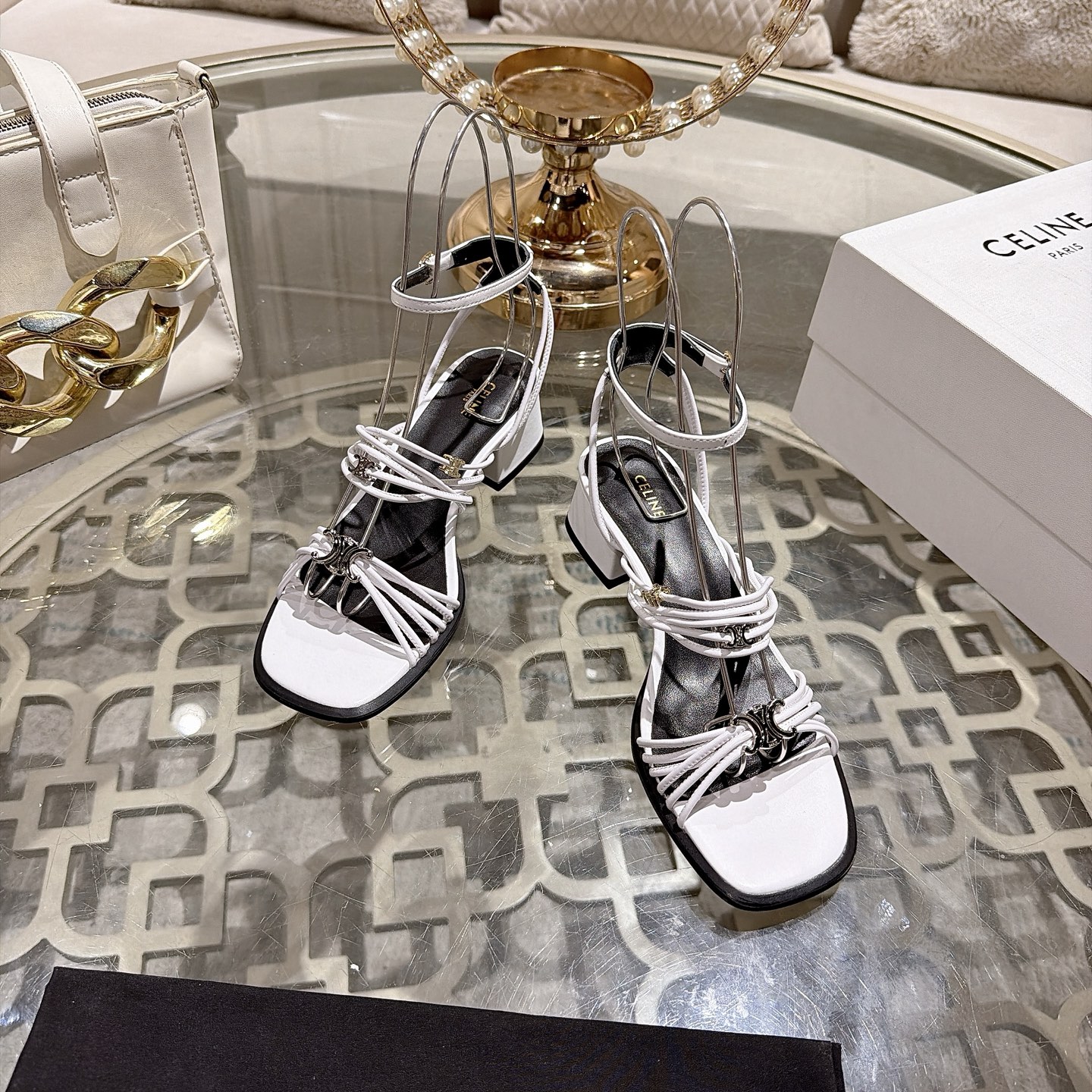 Celine Triomphe Sandals