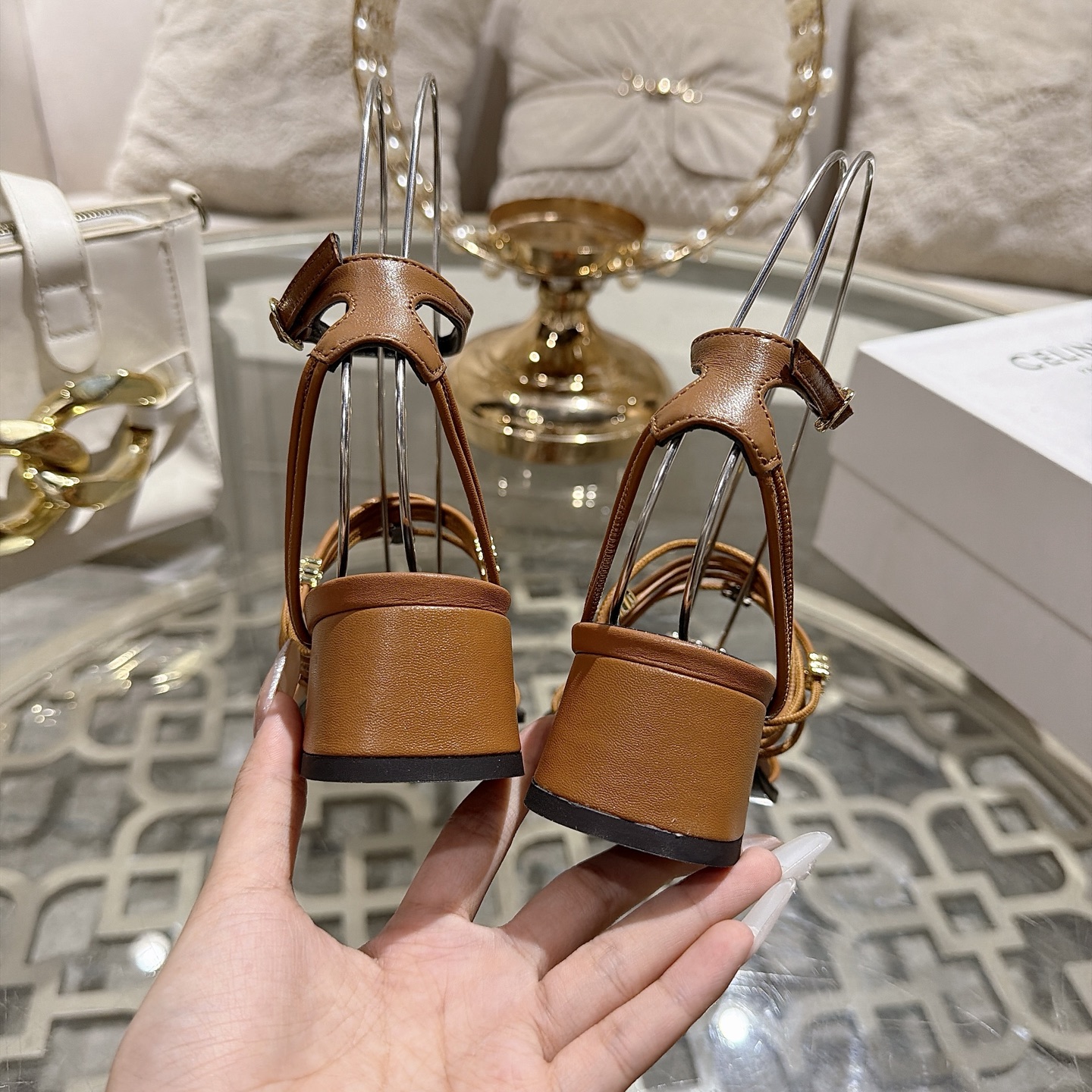 Celine Triomphe Sandals