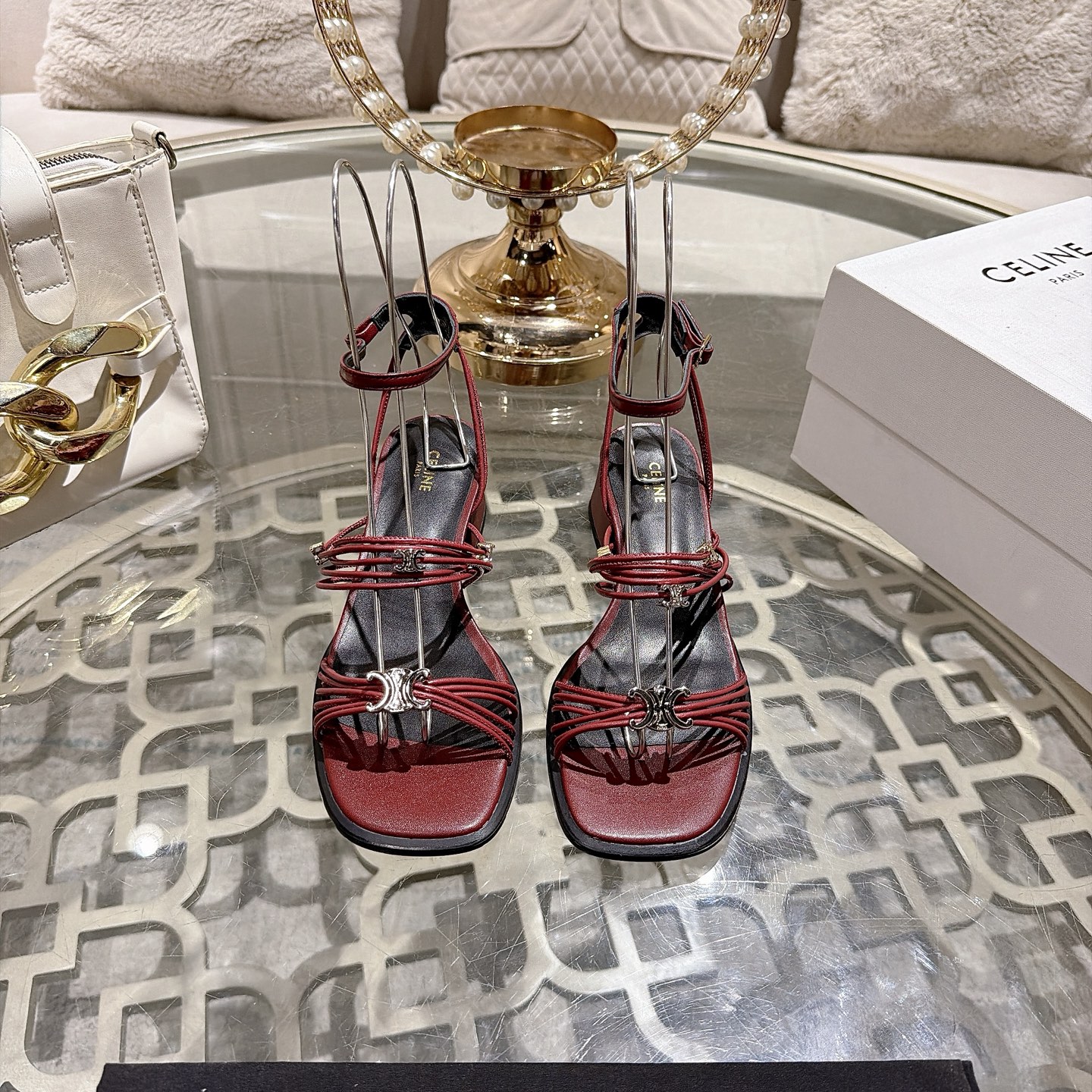 Celine Triomphe Sandals