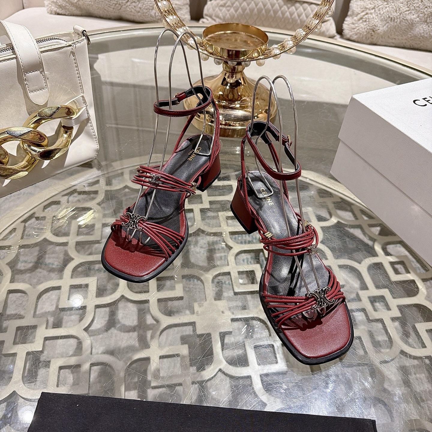 Celine Triomphe Sandals