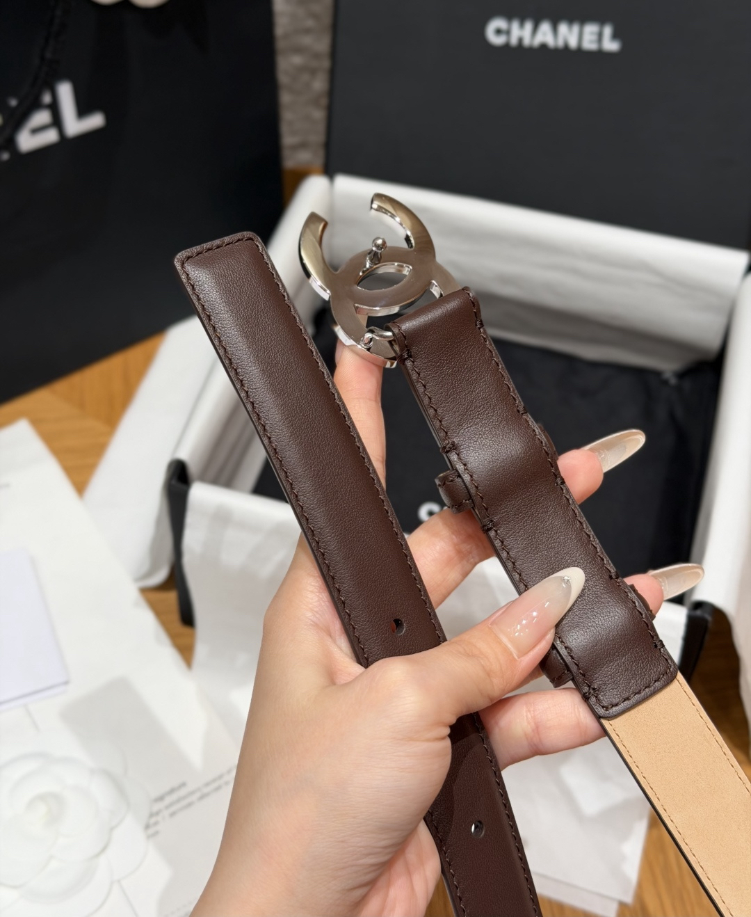 Belt in Beige