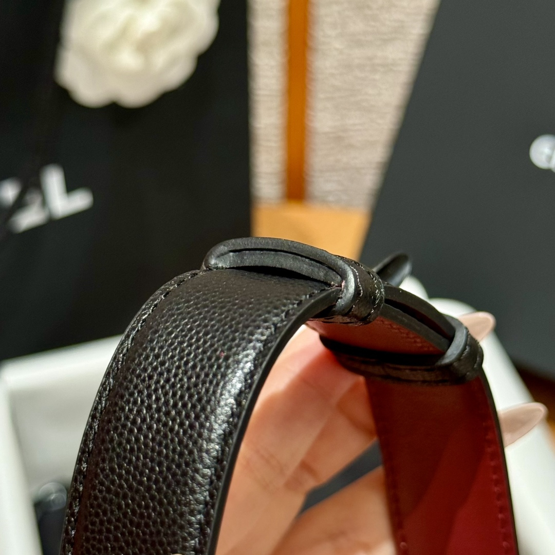 Hermes Belt in Black