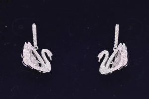 Earrings in White