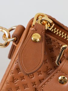 Louis Vuitton Nano Speedy Shoulder Bag M29472 in Brown