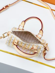 Louis Vuitton Nano Speedy Shoulder Bag M29030 in White