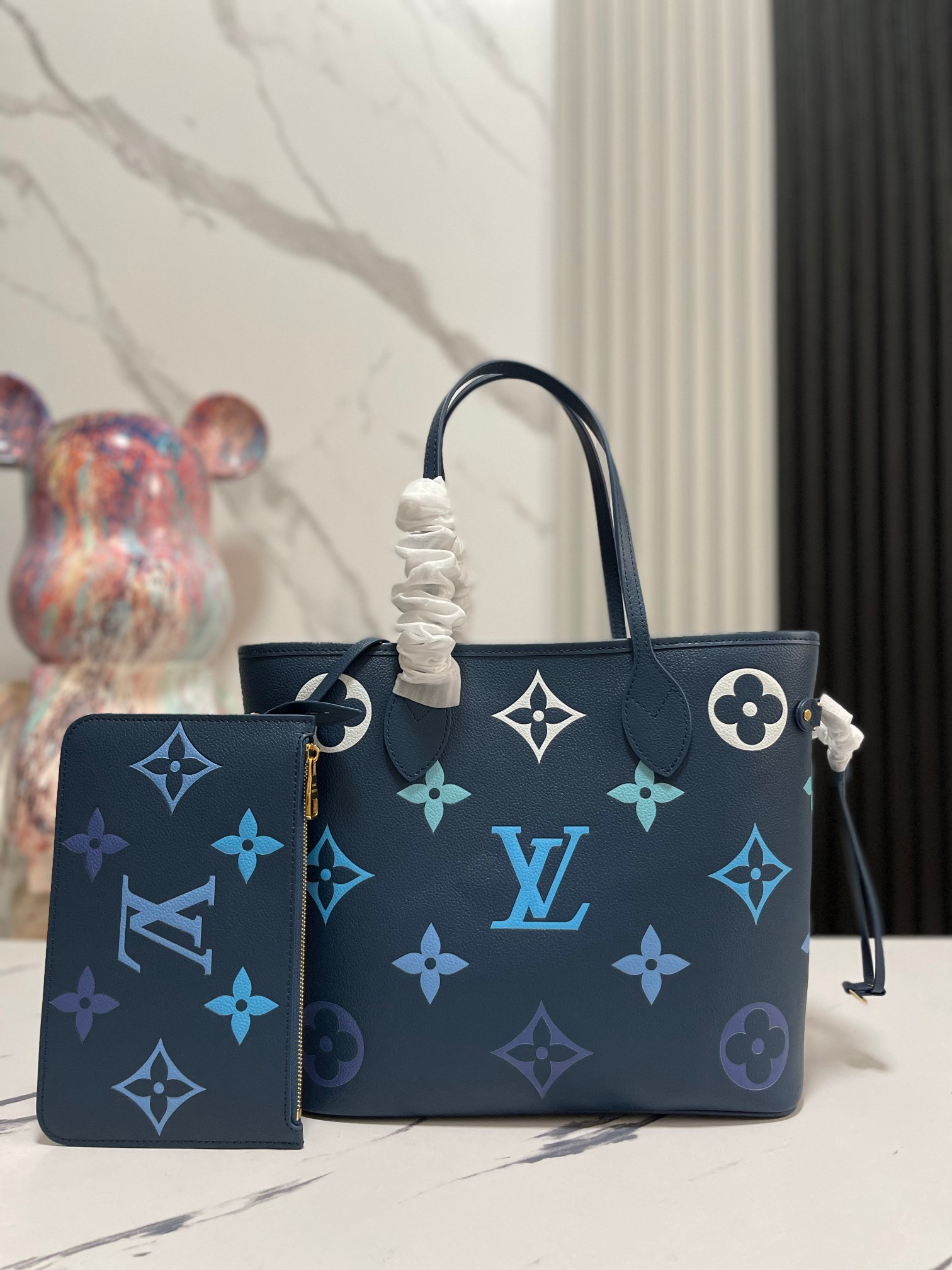 Louis Vuitton Tote Bag M46514 in Blue