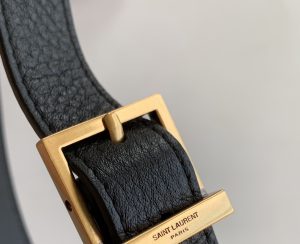 YSL Card Holder 809461 in Black