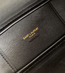 YSL Card Holder 809461 in Black