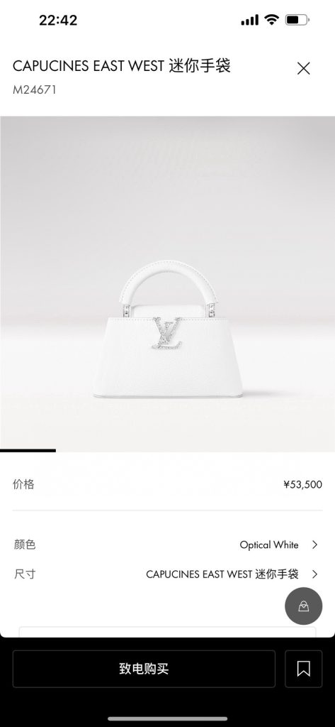 Louis Vuitton Shoulder Bag M24671 in Black