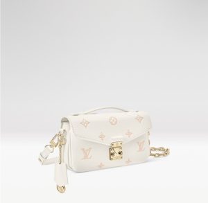 Louis Vuitton Pochette Metis East West Handbag M27575 in White