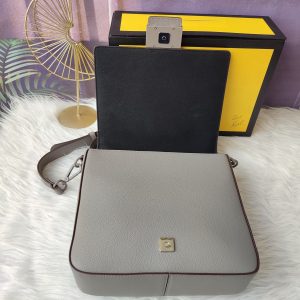 Fendi Shoulder Bag 7VA537 in Grey
