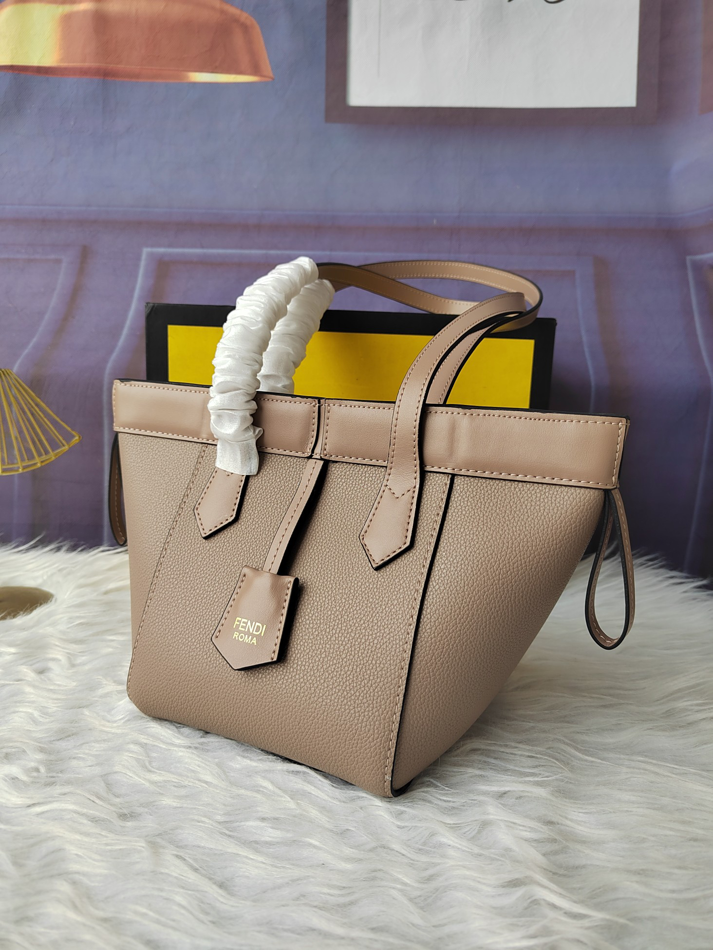 Bucket Bag 8BS083 in Grey