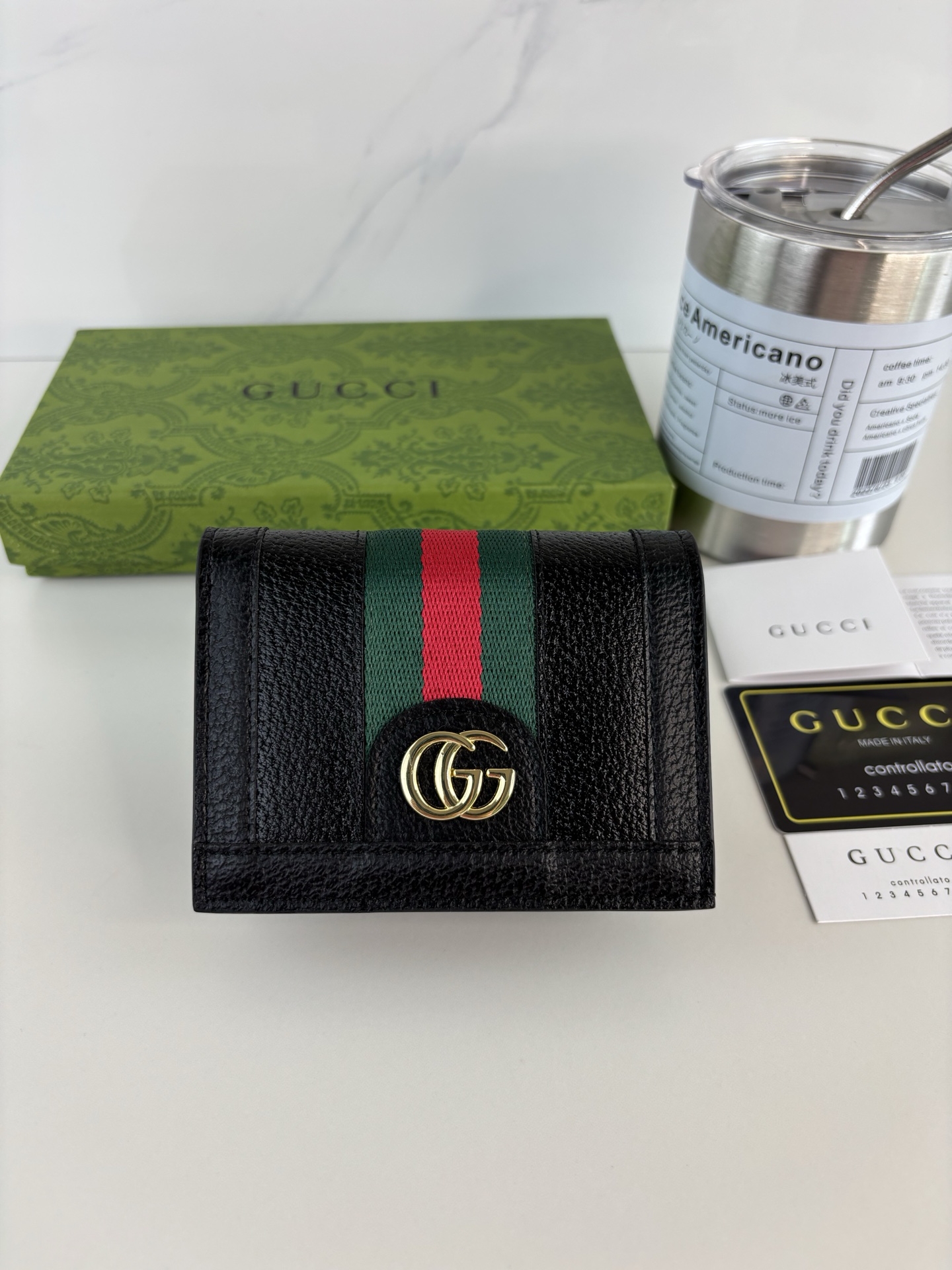 Card Holder 523155 in Black
