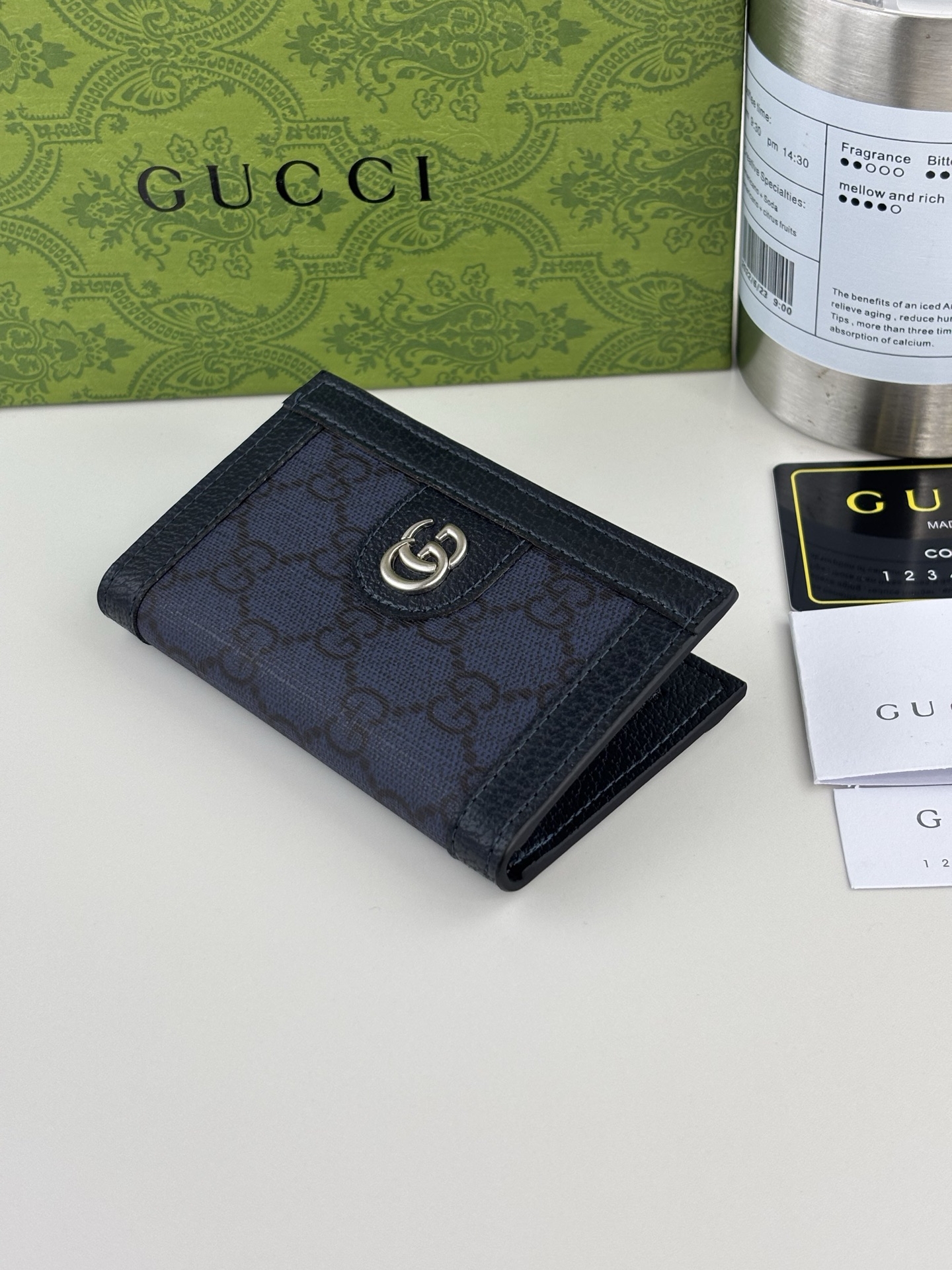 Chanel Card Holder 734943 in Blue
