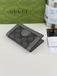 Chanel Card Holder 734943 in Grey