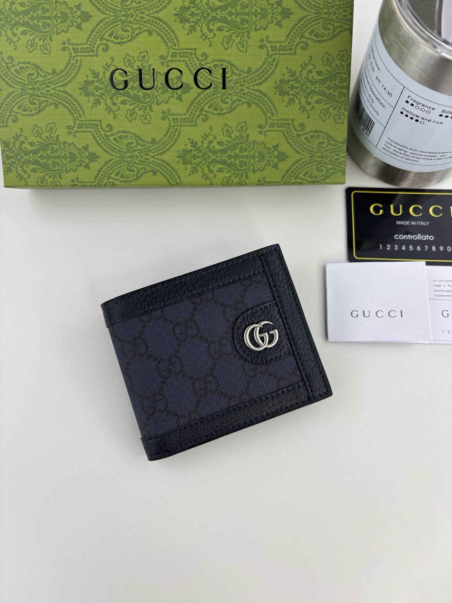 Chanel Card Holder 597609 in Blue