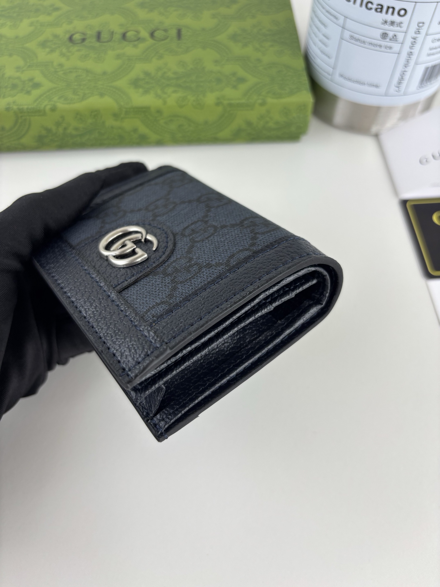 Chanel Card Holder 706845 in Blue