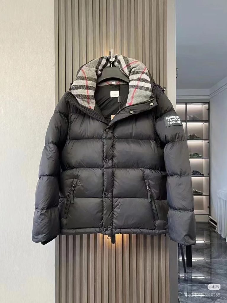 Burberry Down Jacket in Black