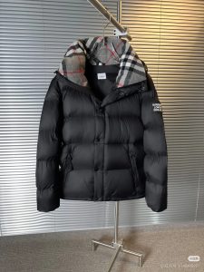 Burberry Down Jacket in Black