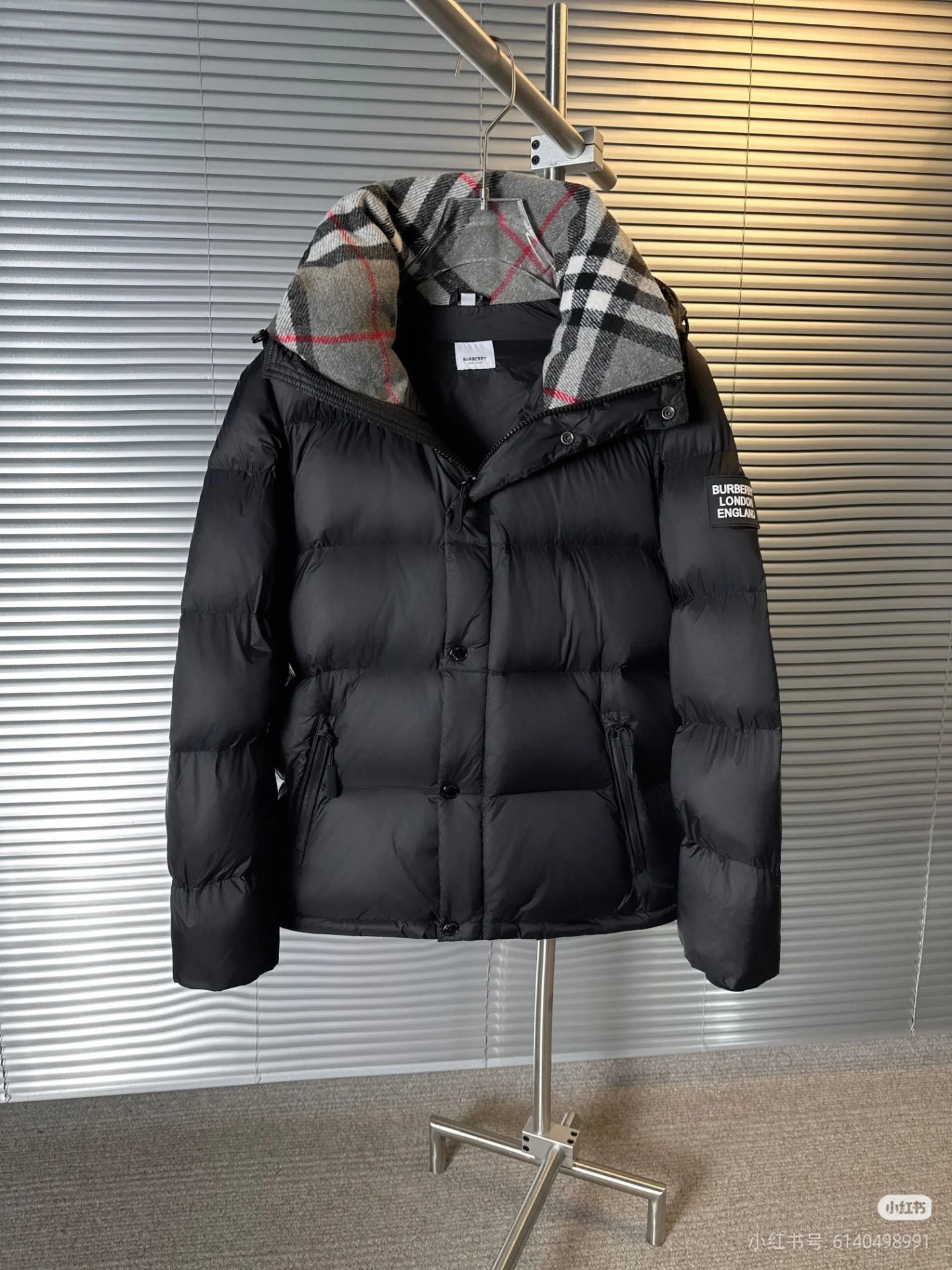 Burberry Down Jacket in Black