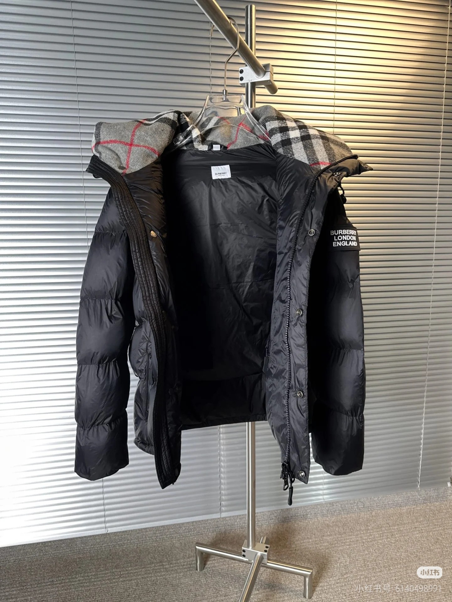 Burberry Down Jacket in Black