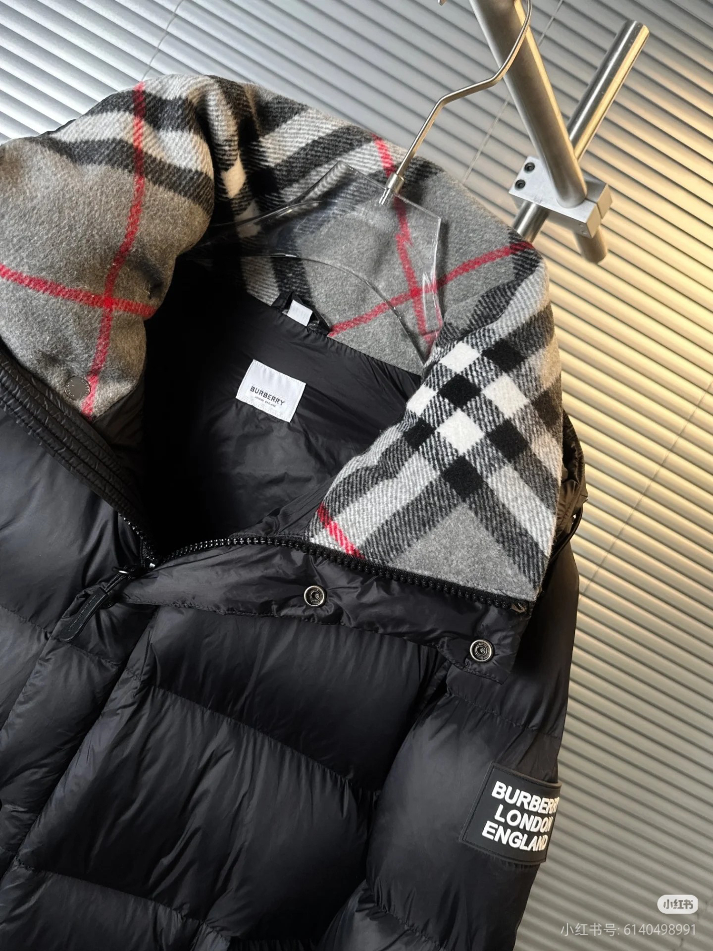 Burberry Down Jacket in Black