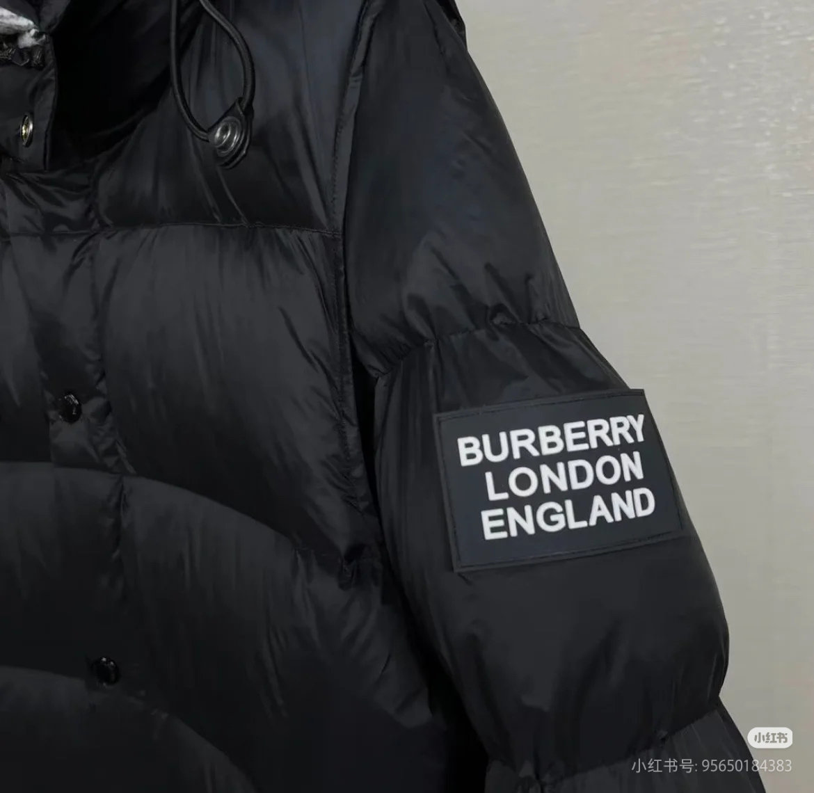 Burberry Down Jacket in Black