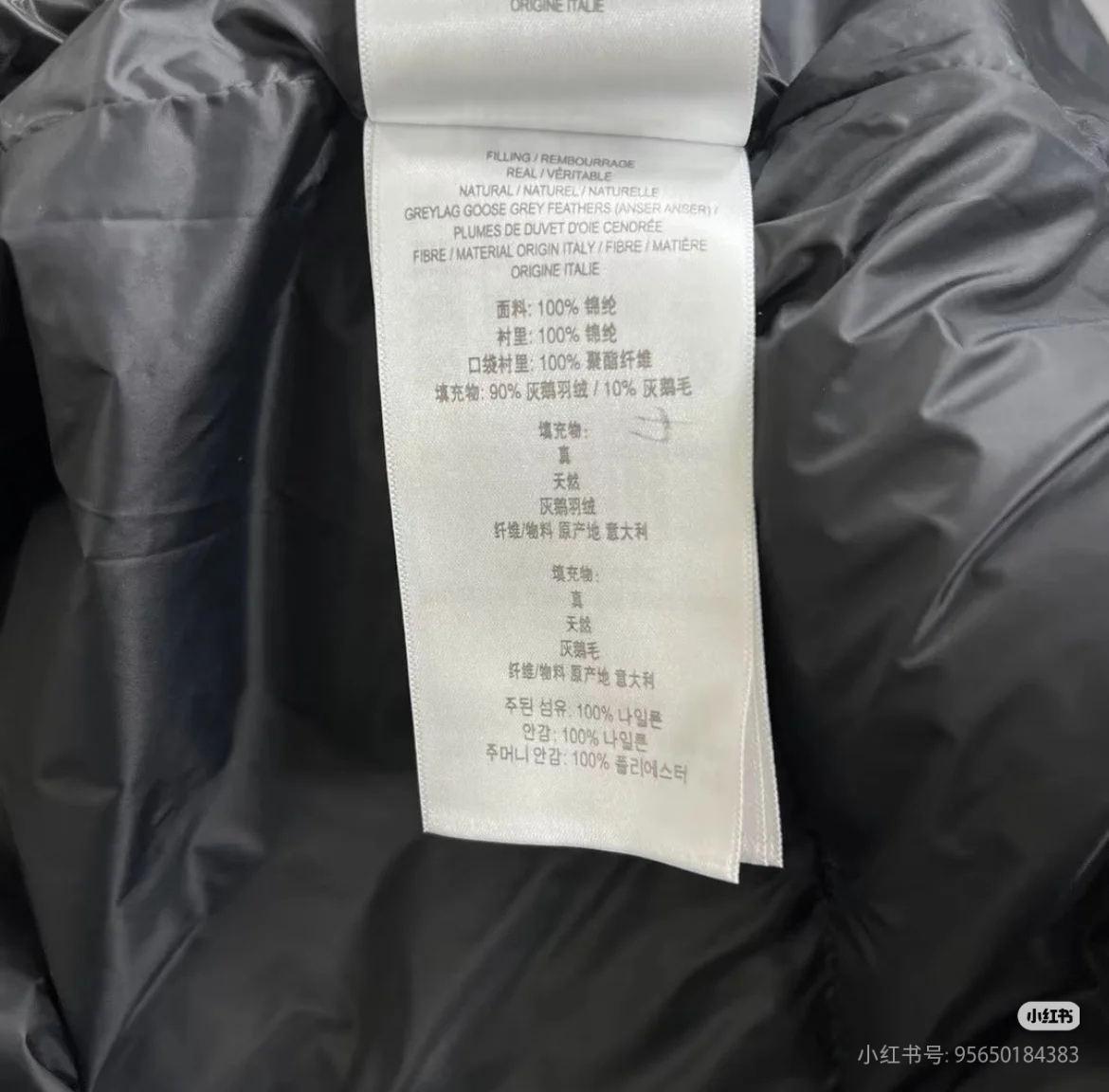 Burberry Down Jacket in Black