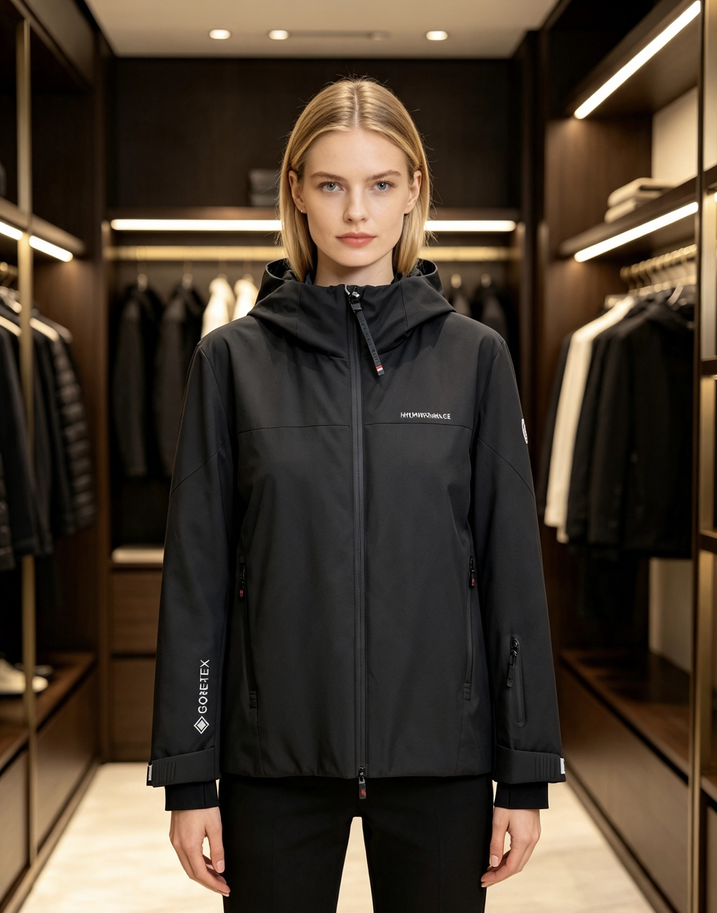 Moncler Down Jacket in Black