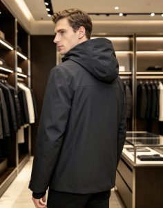 Moncler Down Jacket in Black