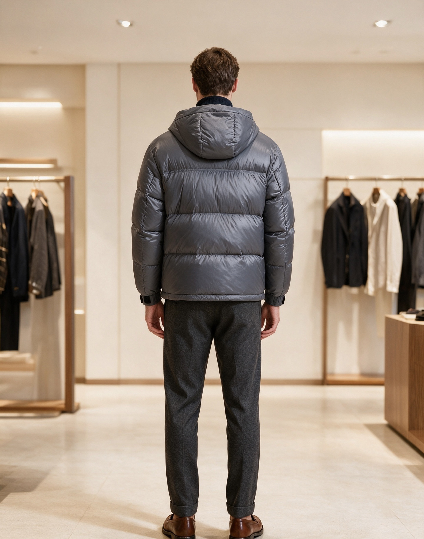 Down Jacket in Black