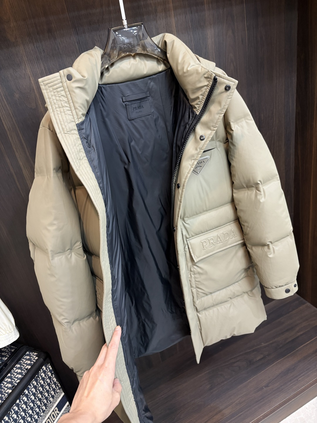 Prada Down Jacket in Black