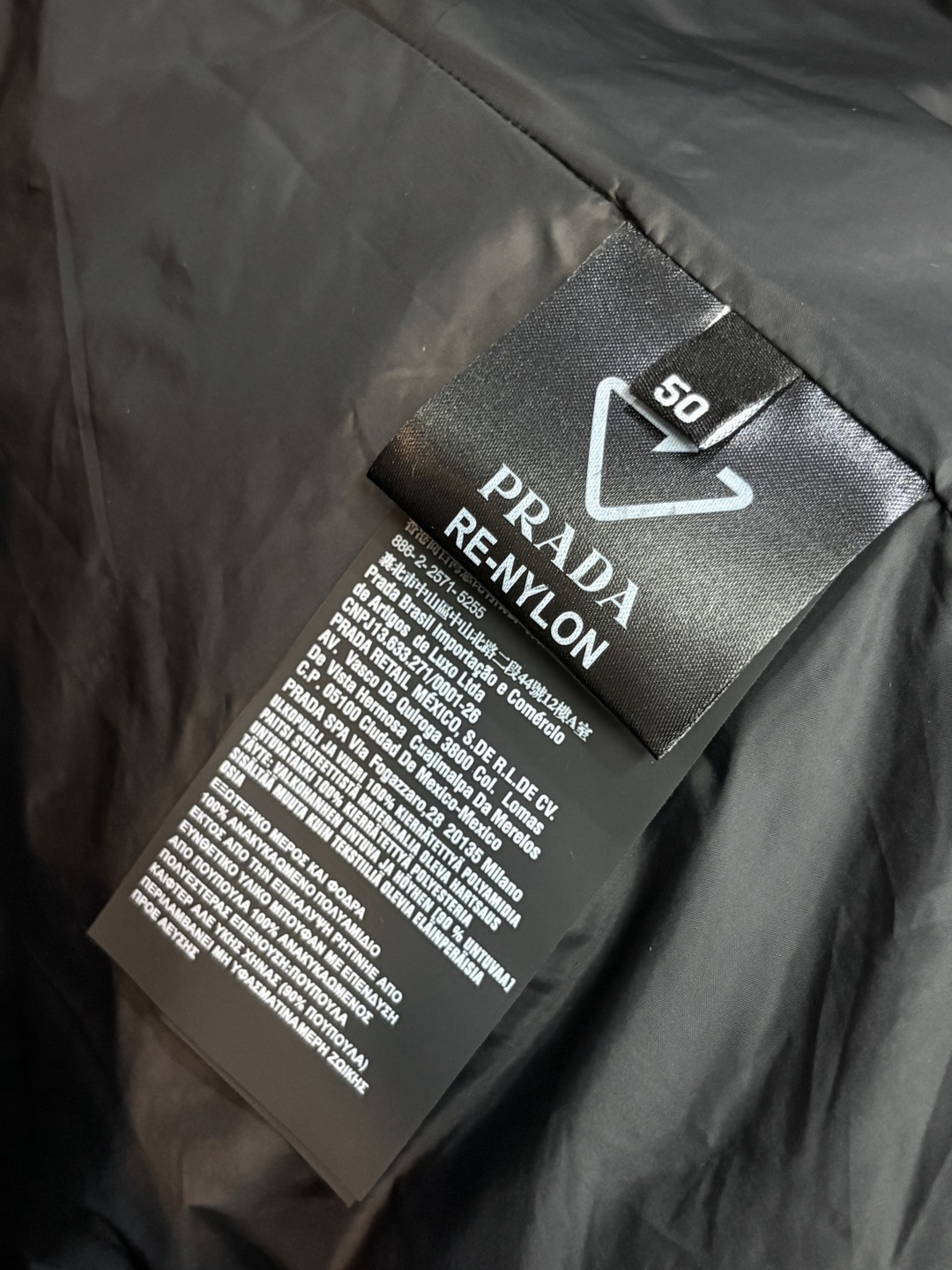 Prada Down Jacket in Black