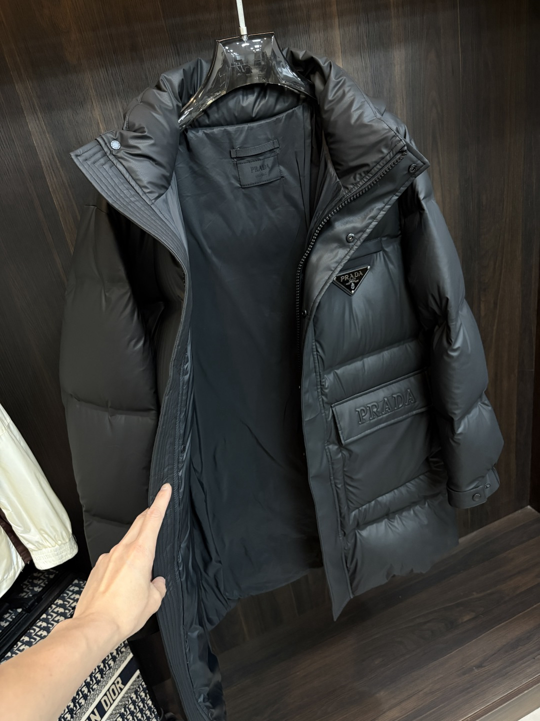 Prada Down Jacket in Black