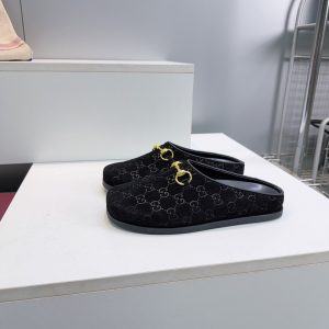 Horsebit Shoes 404142 in Denim