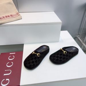Horsebit Shoes 404142 in Denim