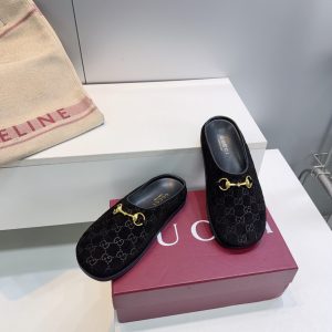Horsebit Shoes 404142 in Denim