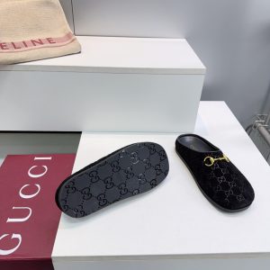 Horsebit Shoes 404142 in Denim