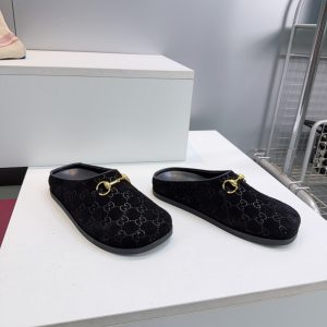Horsebit Shoes 404142 in Denim