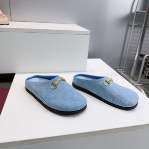 Horsebit Shoes 404142 in Denim