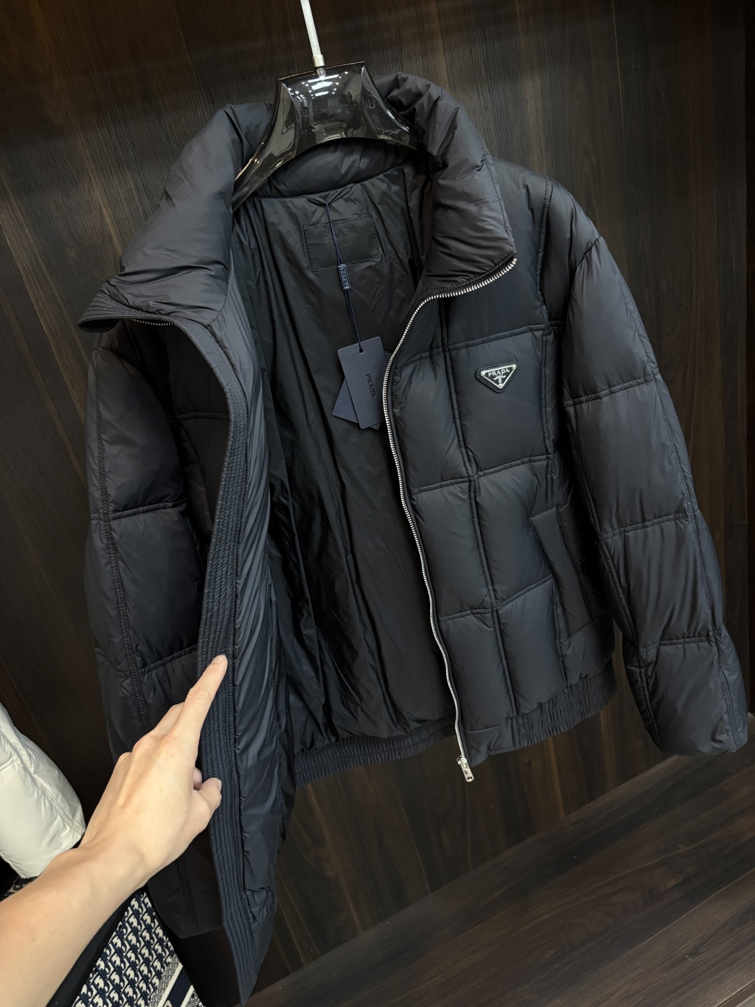 Prada Down Jacket in Black