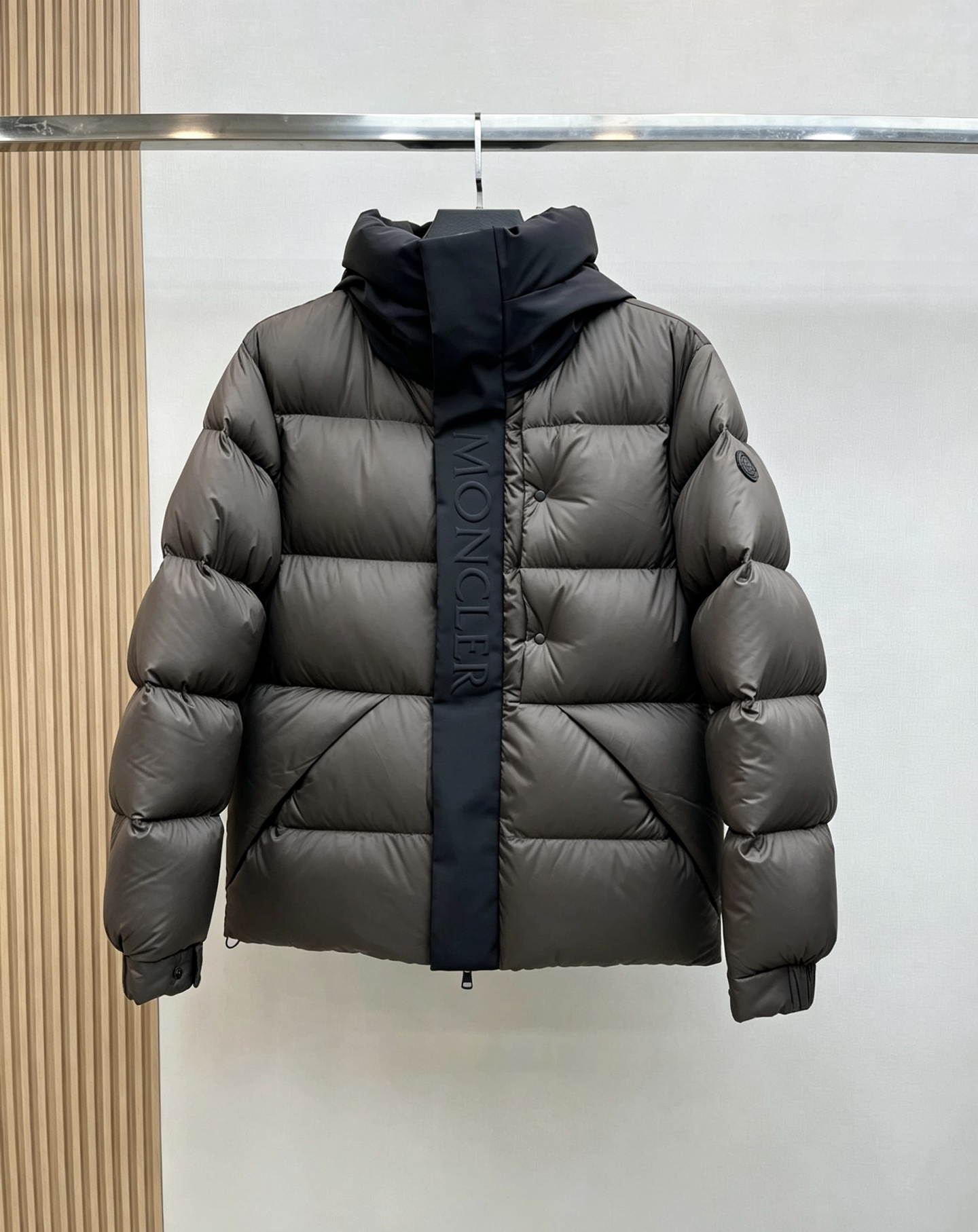 Down Jacket in Brown