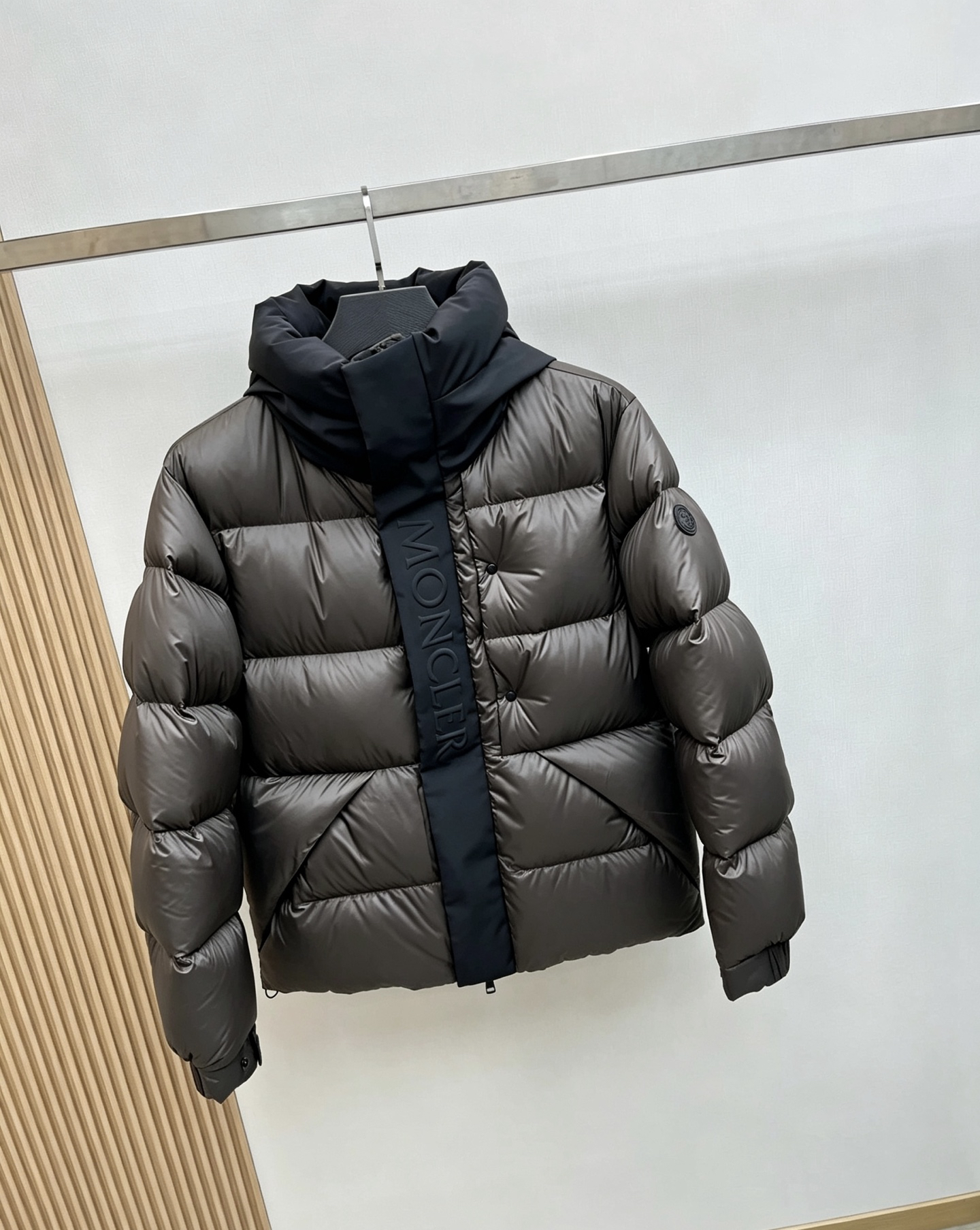 Down Jacket in Brown