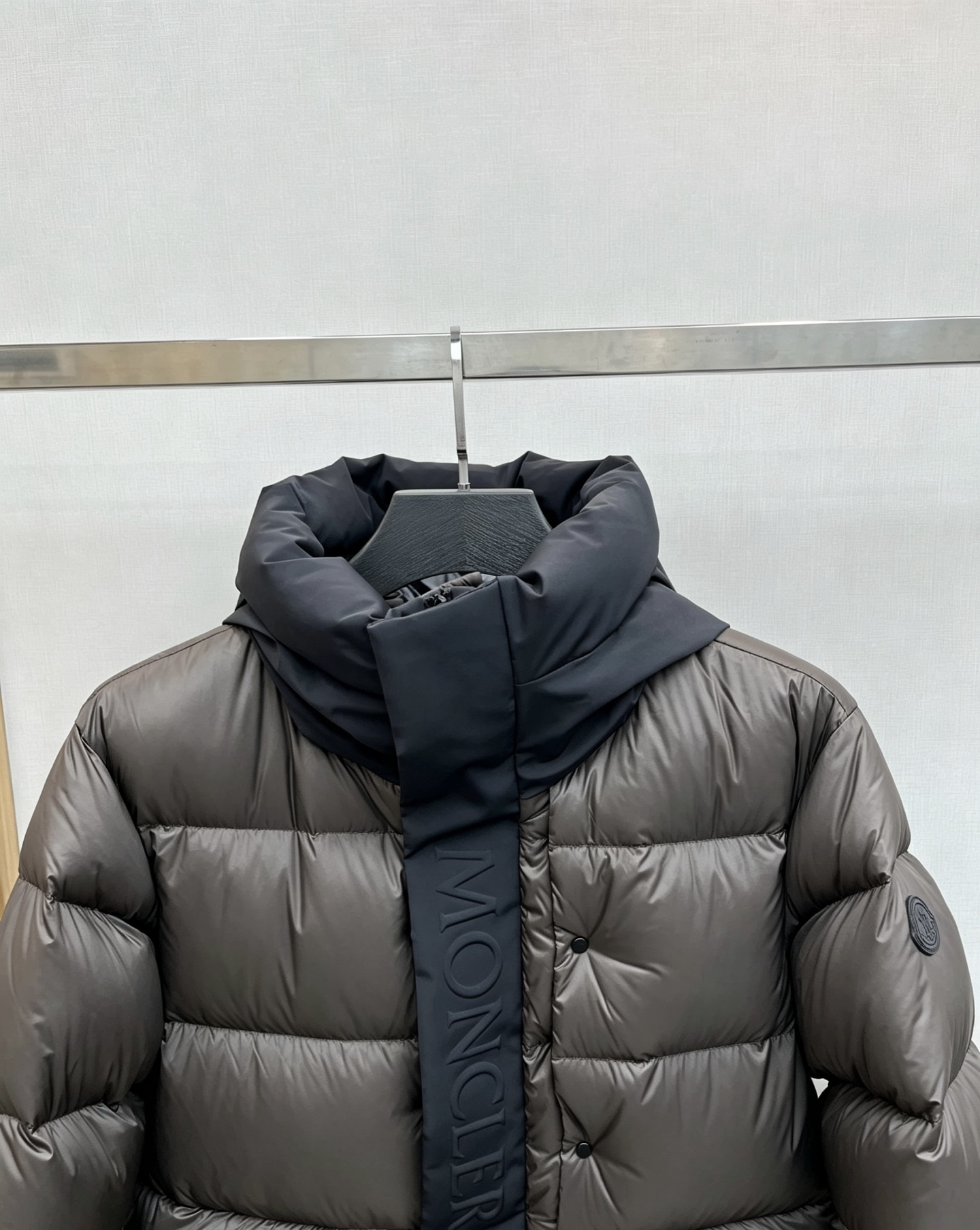 Down Jacket in Brown